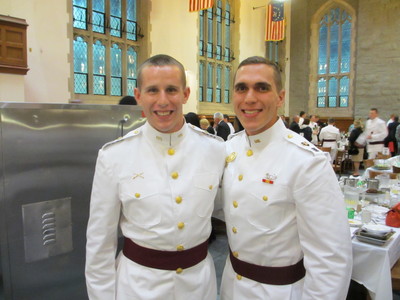 Stephen Horning & Justin Raab 2013 West Point graduates.JPG